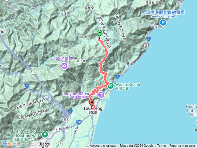 坪溪穿越石空到頭城之猛虎硬爬山絕密之路預覽圖