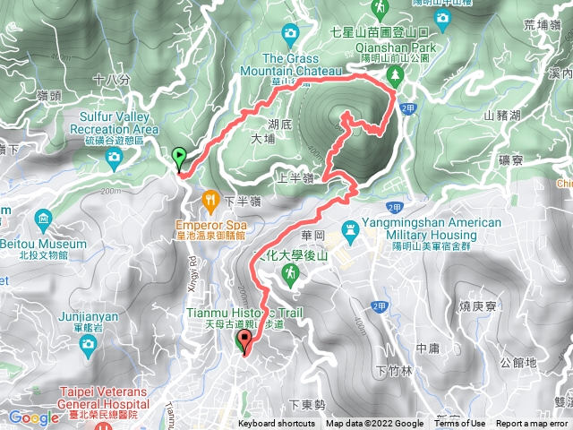 泉源紗帽步道-湖山國小步道-紗帽山-天母古道
