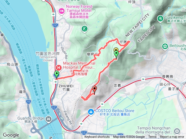樹梅坑-忠義山-關渡美術館