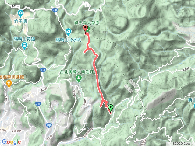 鵝尾山連走瑪礁古道、竹篙山、擎天崗山