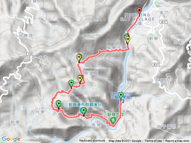 三貂嶺越嶺猴硐
