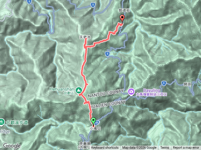 2026.8.2合歡北天巒池武法奈尾山出將軍廟
