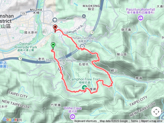 政大後山繞一圈