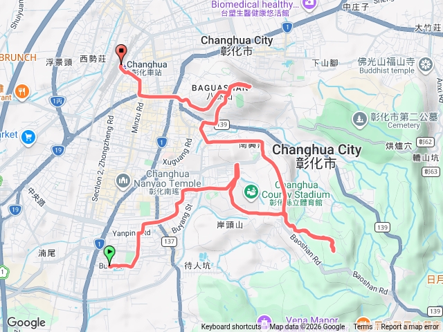 彰化三清宮、八卦山繞一圈