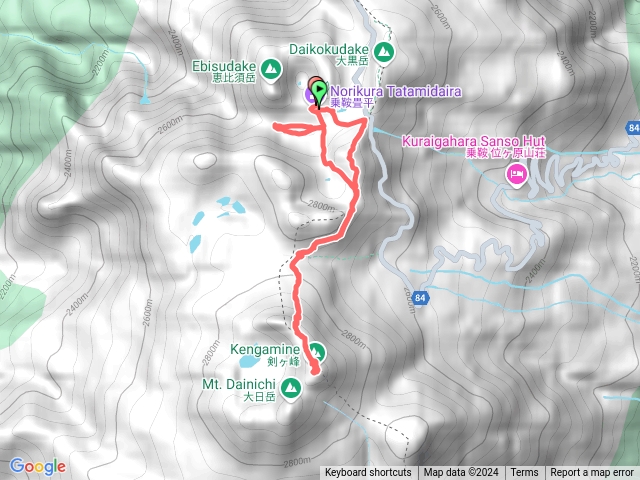 乘鞍岳｜富士見岳｜日本百名山