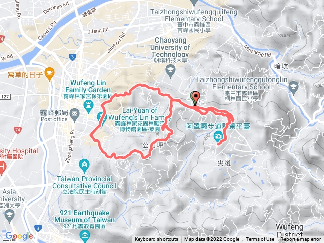 霧峰阿罩霧山20221216