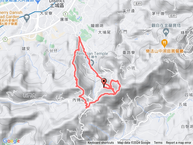 天上山、火燄山、桐花公園