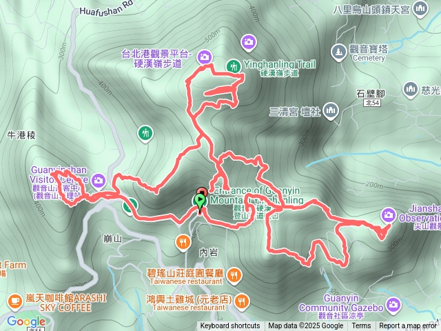 20251123-隨便走走-觀音山（19+2）連峰-第37刷-鶴嶺起登