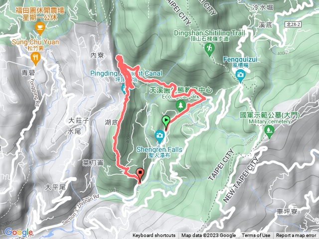 112/7/16-坪頂三圳（登峰、新、舊圳）/清風亭/鵝尾山三角點1+2