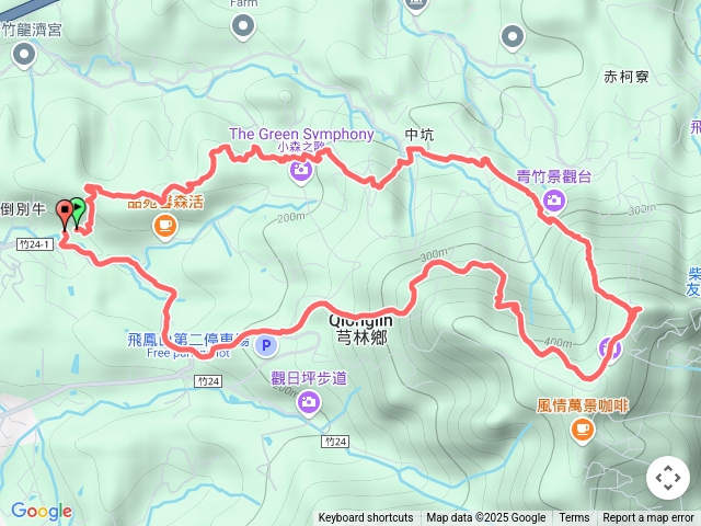 倒別牛—中坑山O型