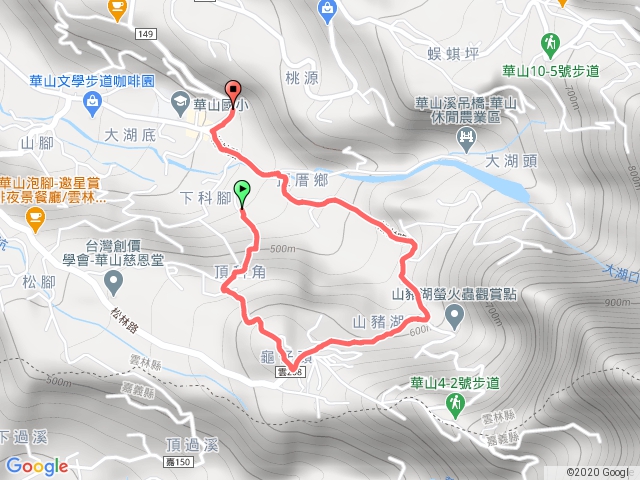 雲林古坑華山2號步道及3號步道