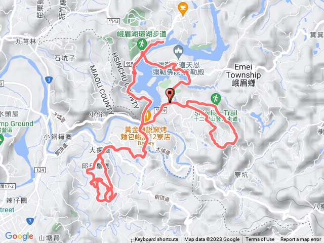 峨眉 十二寮山步道➡️峨眉湖➡️銅鏡山林步道連走預覽圖