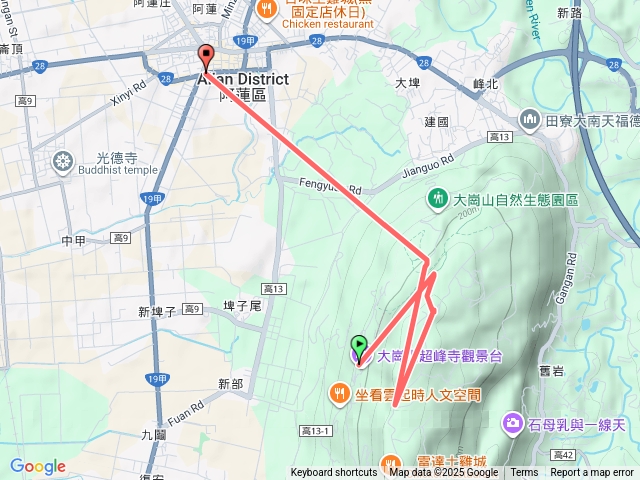 大崗山登山步道預覽圖