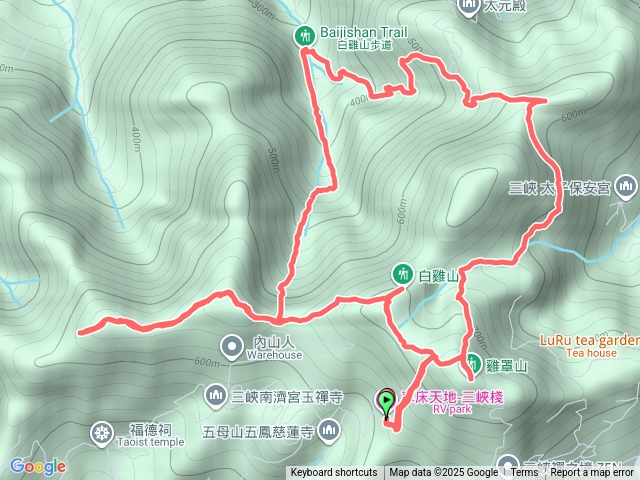 三峽棧上白雞山鹿窟尖O型預覽圖