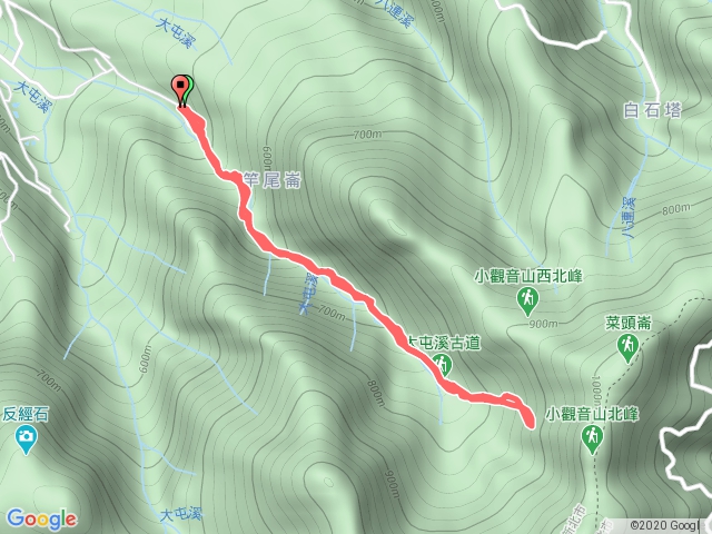 大屯溪古道差一點