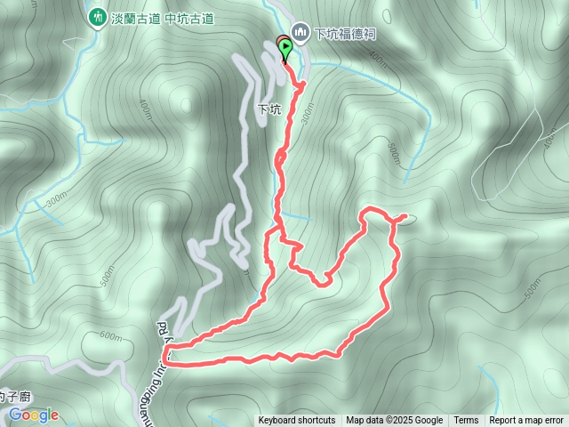 下坑古道-柑腳山-下坑古道O型