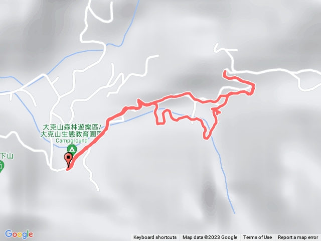 卓蘭大克山森林遊樂區步道
