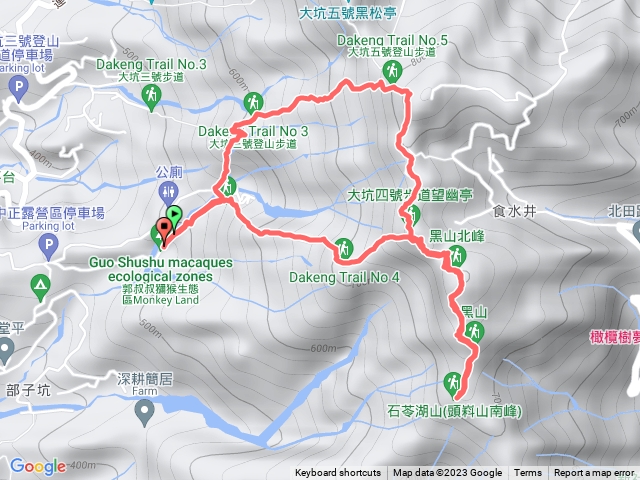 大坑4+3-1+石苓湖山