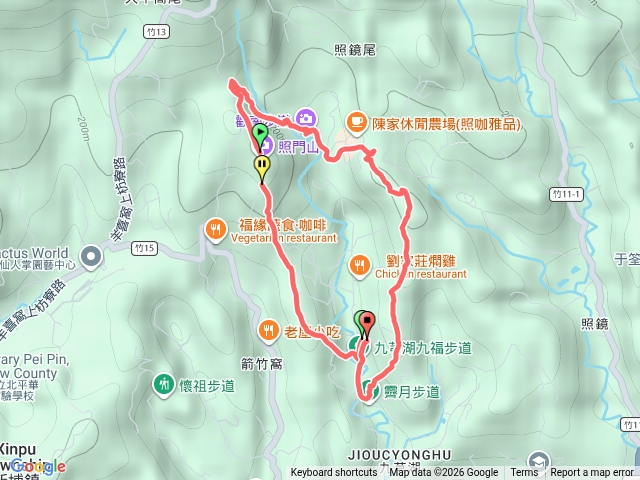 九芎湖步道（九福登山口上霄月步道下O型）預覽圖