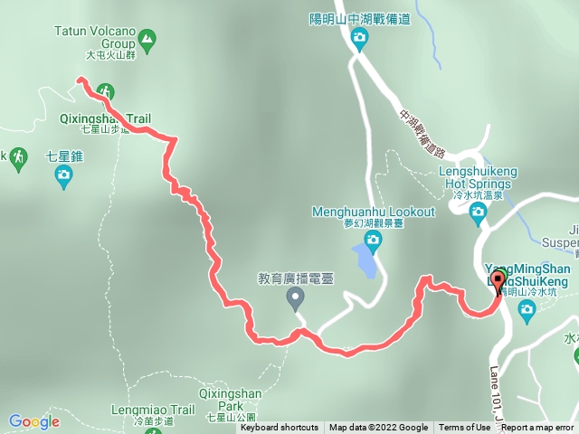 七星山東峰 主峰 冷水坑來回