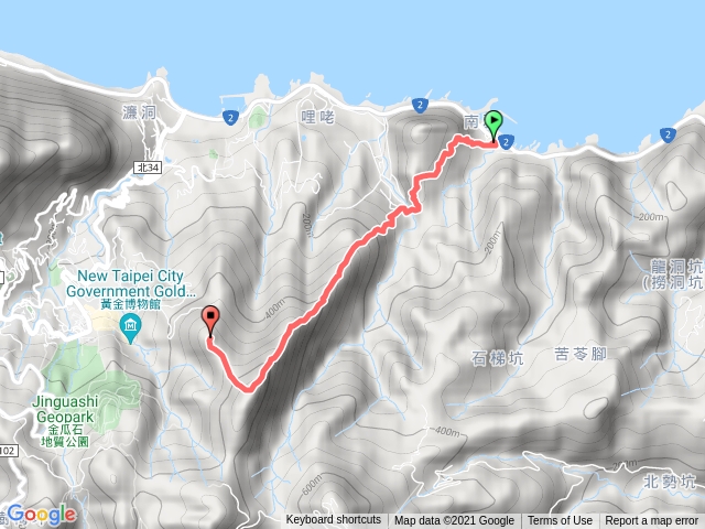 劍龍稜新路-香巴拉隧道-鋸齒稜-381峰-劍龍稜-茶壺山