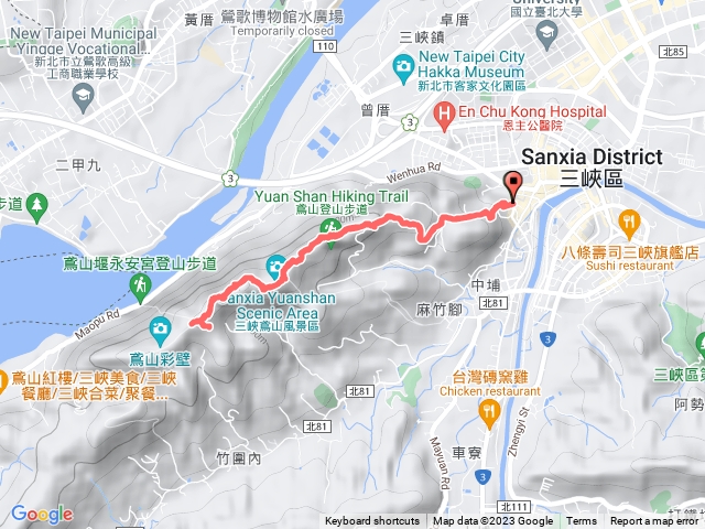 三峽鳶山登山步道