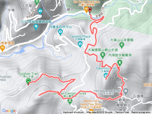 翠山大崙頭尾雙溪古道
