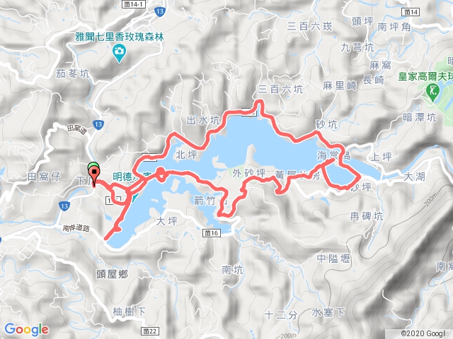 苗栗明德水庫步道