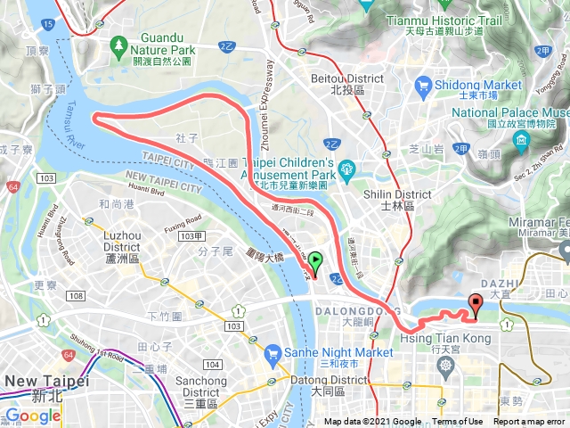 社子到大佳碼頭