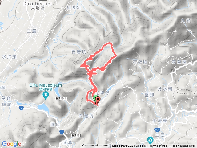 石龜坑山白石山