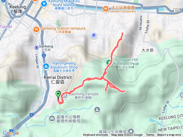 紅淡山主峰/東南峰/北峰/北北峰/東北峰、金交椅山