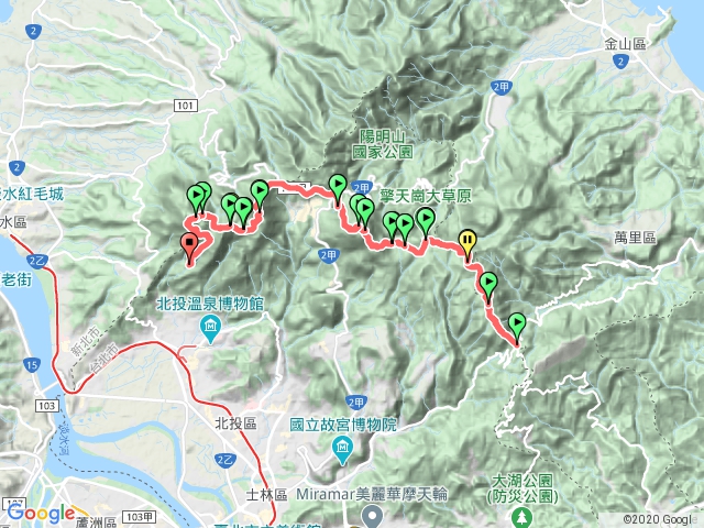 1090620陽明山東西大縱走十連峰