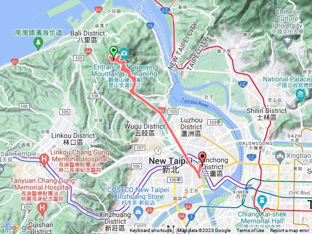 觀音山牛港陵步道