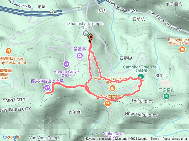 待老坑山樟樹步道樟湖步道