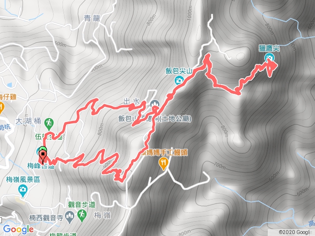 梅峰古道+一線天+伍龍步道