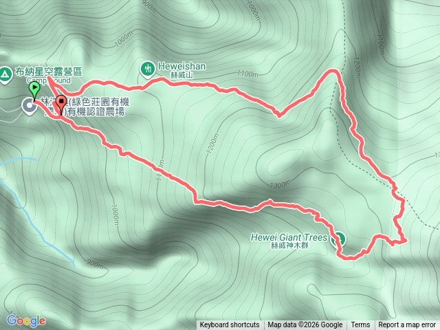 赫威山神木群O型走預覽圖