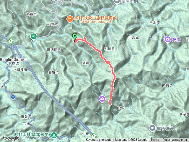 20260726坪林-虎寮潭12號-虎寮潭山南峰-虎寮潭山-柑腳坑山-胡桶遺址-銃櫃遺址-梳妝樓山-梳妝頂山-梳妝頭山-原路來回