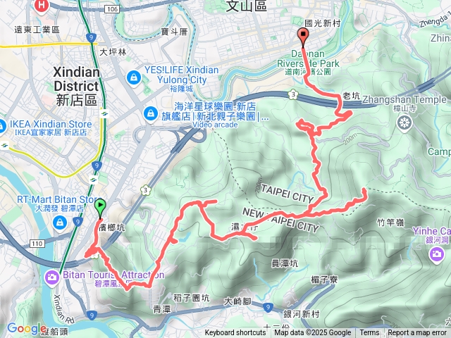 獅頭山步道~高麗坑山~大香山~員潭子坑山~待老坑山~~阿泉坑山預覽圖