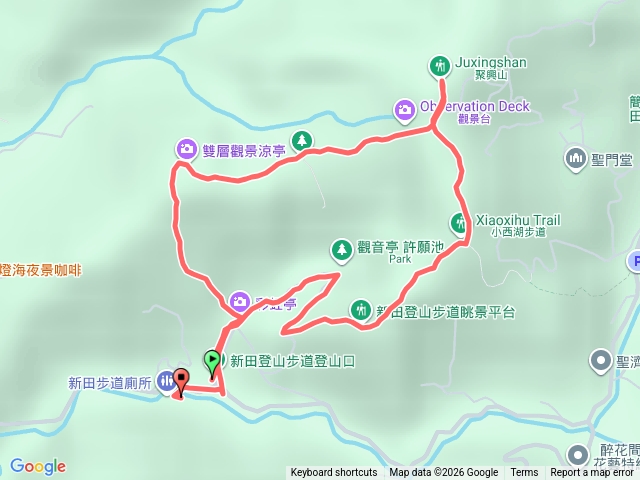 新田登山步道、聚興山預覽圖