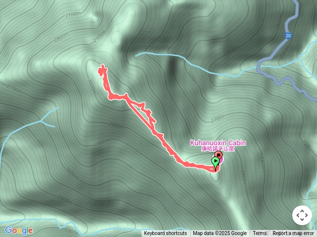 1140413庫哈諾辛山倒庫哈諾辛山三角點來回