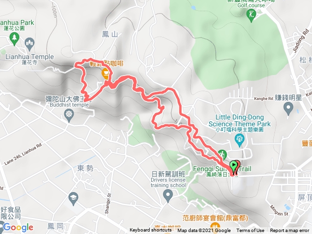 210911鳳崎落日步道