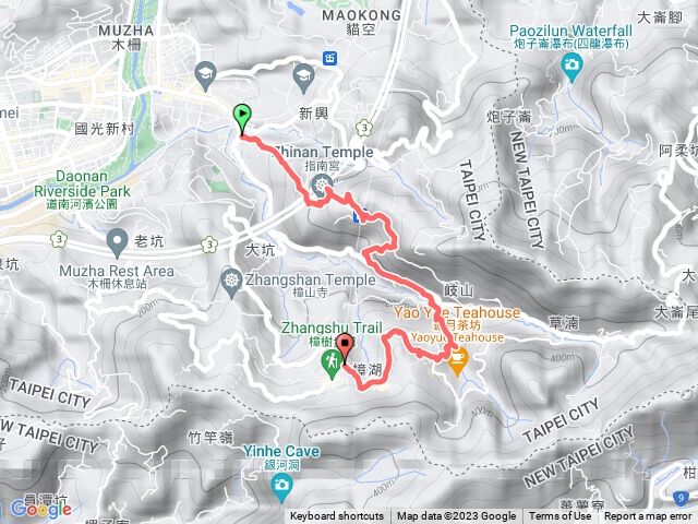 指南宮千階步道上貓空