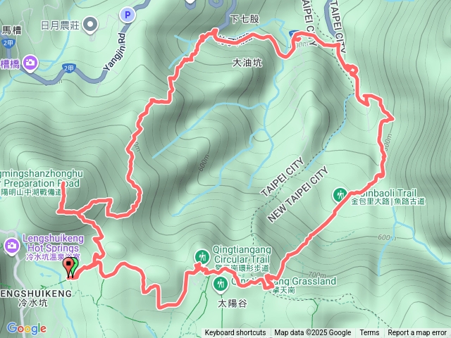 冷水坑 七股山古道 魚路古道O型