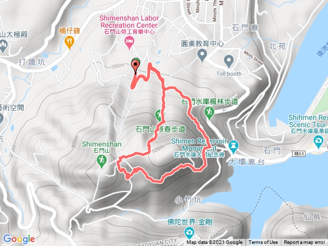 桃園石門山景春步道
