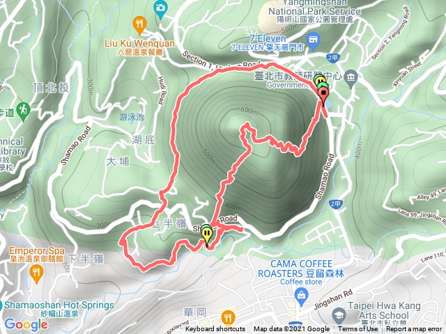 橫嶺·半嶺·紗帽山O形連走