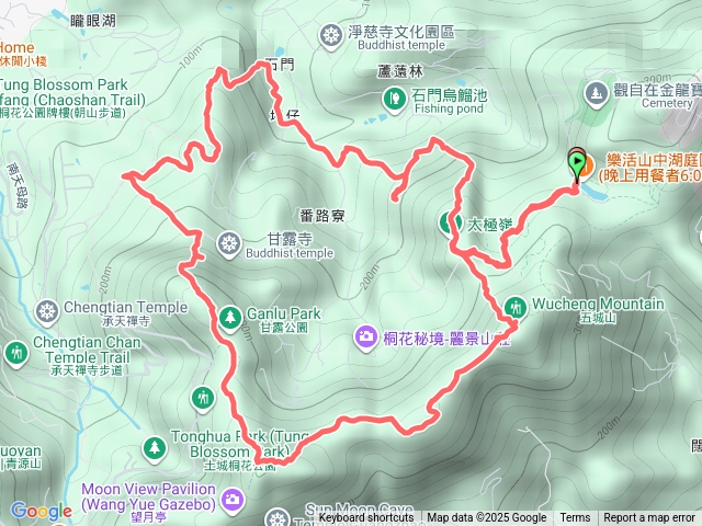 太極嶺、五城山、天上山 O型縱走預覽圖
