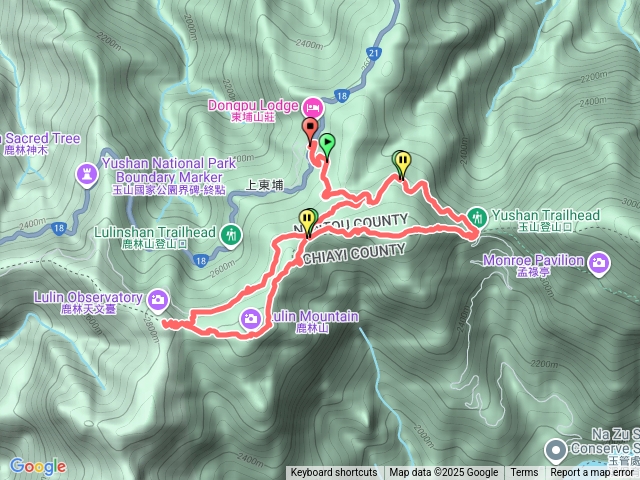 塔塔加-麟趾山、鹿林天文台