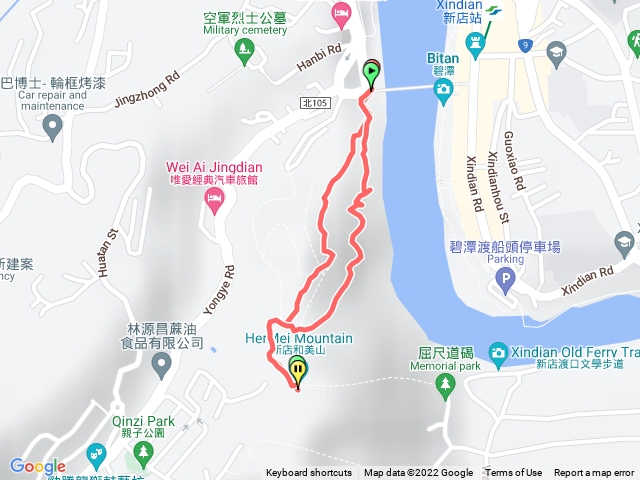 202204 和美山步道（ 綠線上藍線下）