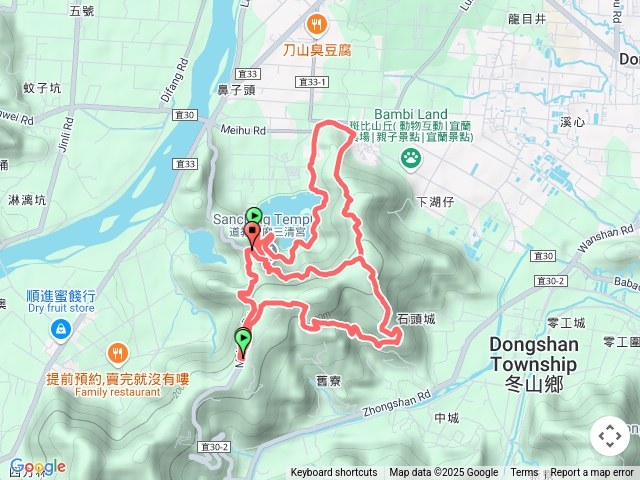 茅埔城-中山亭-香格里拉-梅花湖