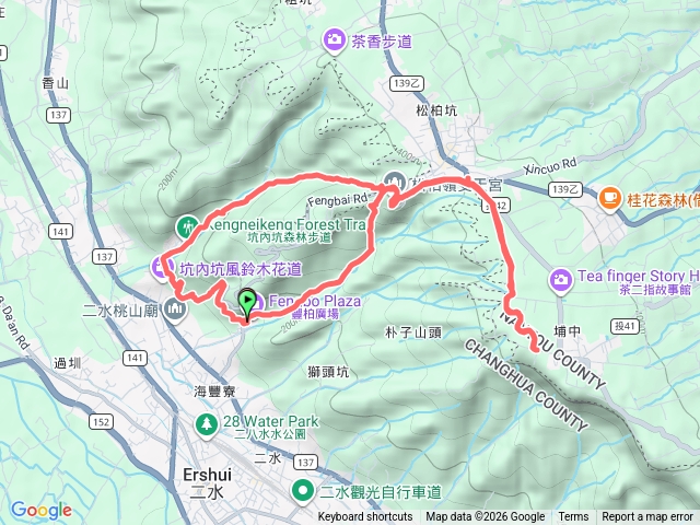 115/3/15彰化二水苳柏、坑內坑、登廟步道、松柏坑山預覽圖